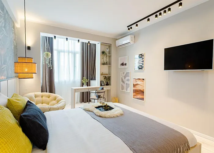 Appartement Downtown - Your Modern Escape Near Ateneul Bucarest
